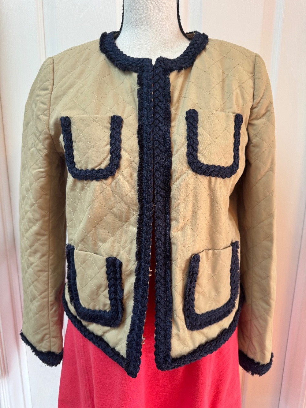 J.Crew Quilted Jacket Size 4